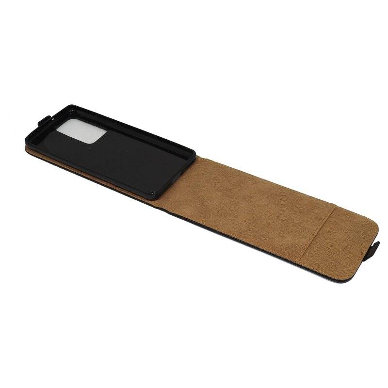 Flip Case für HUAWEI P40 Handy Tasche vertikal aufklappbar Schutzhülle Klapp Hülle Schwarz