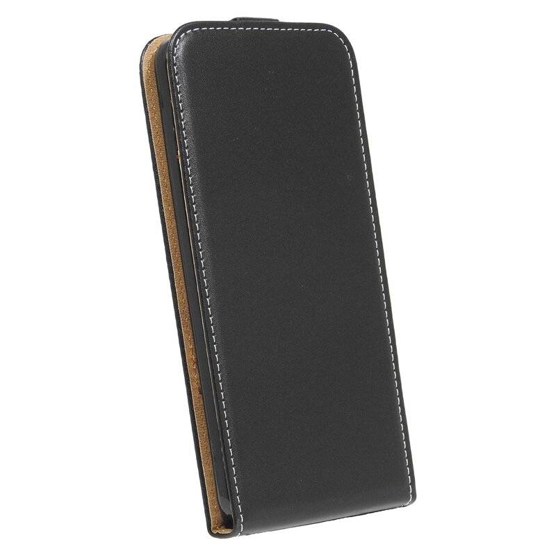 Flip Case für HUAWEI P40 Handy Tasche vertikal aufklappbar Schutzhülle Klapp Hülle Schwarz