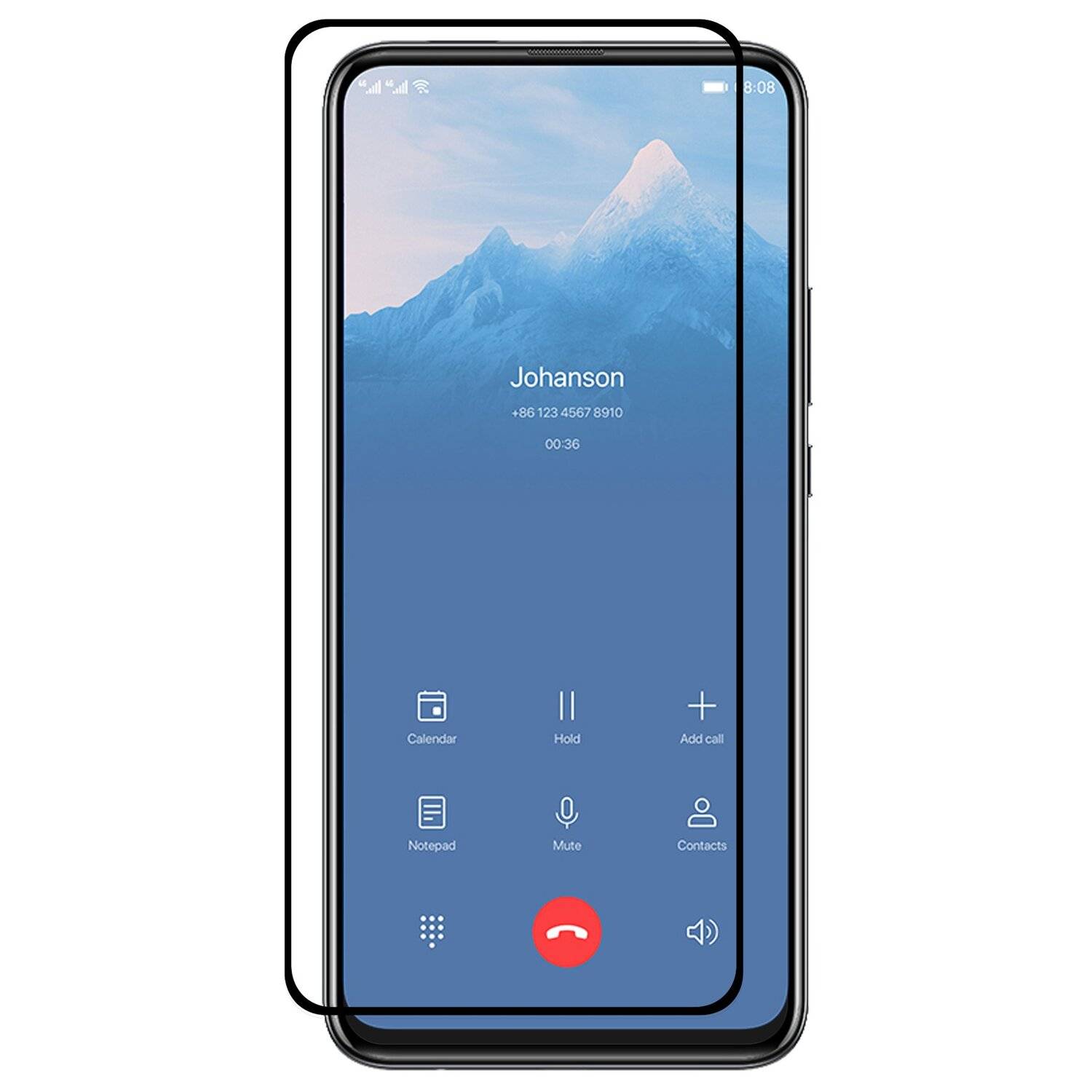 5D Schutz Glas für HUAWEI P SMART Z Curved Schutz Folie Vollständig Klebend und Abdeckung