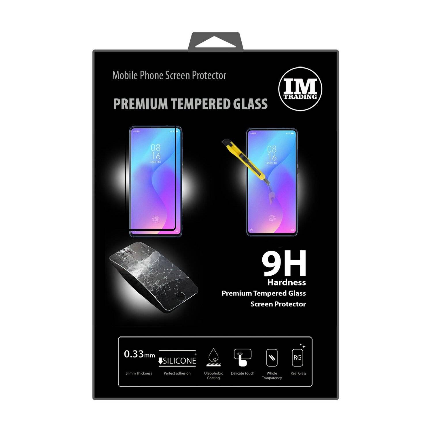 5D Schutz Glas für Xiaomi Mi 9T Curved Schutz Folie Vollständig Klebend und Abdeckung