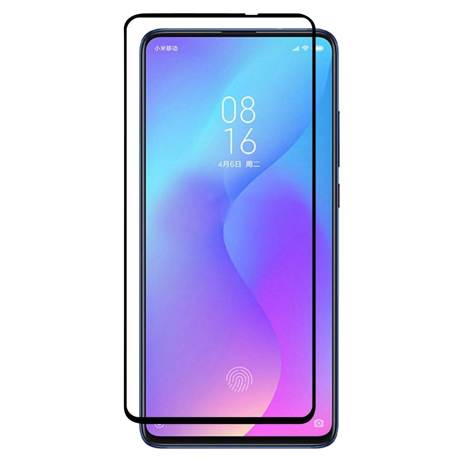 5D Schutz Glas für Xiaomi Mi 9T Curved Schutz Folie Vollständig Klebend und Abdeckung