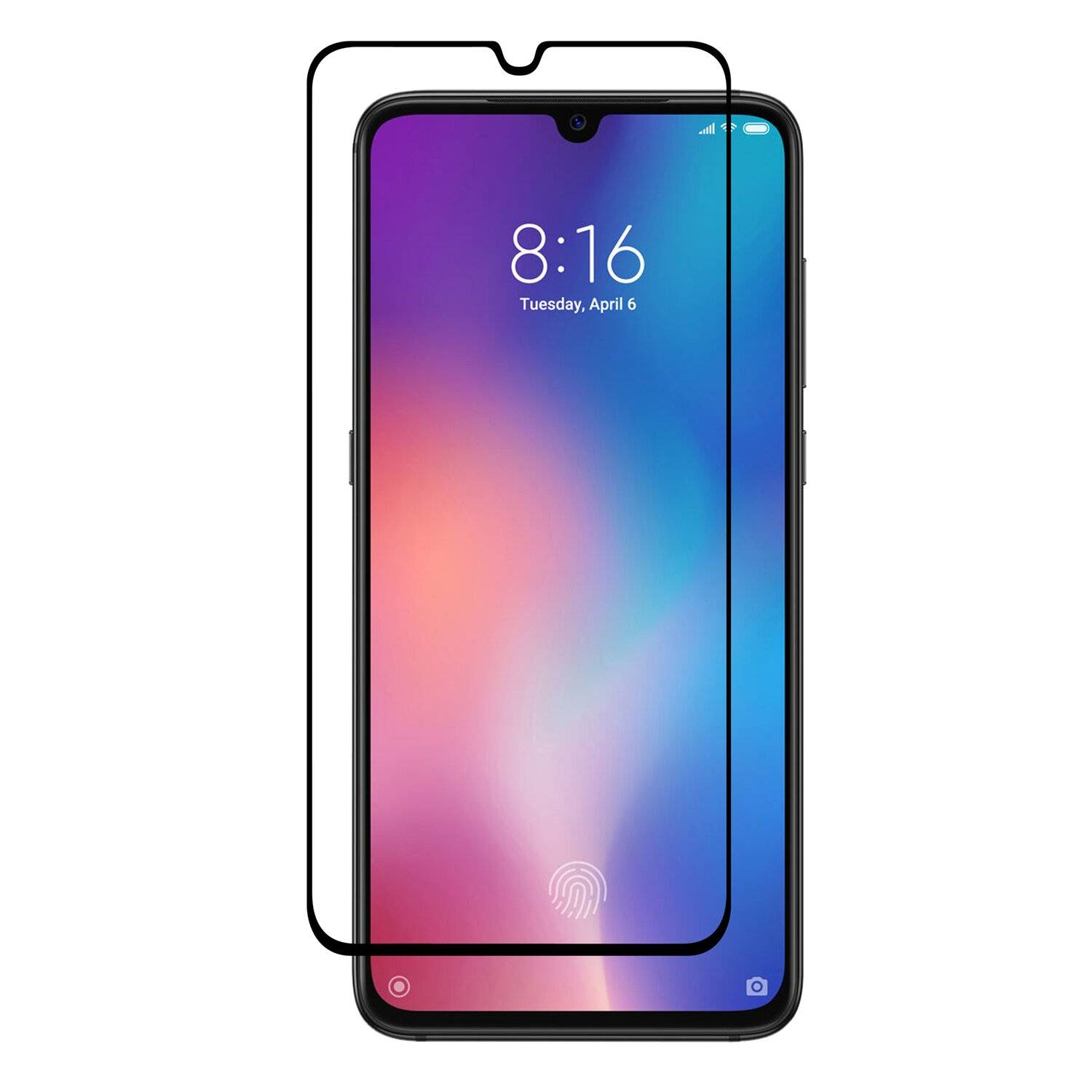 5D Schutz Glas für Xiaomi Mi 9 Curved Schutz Folie Vollständig Klebend und Abdeckung