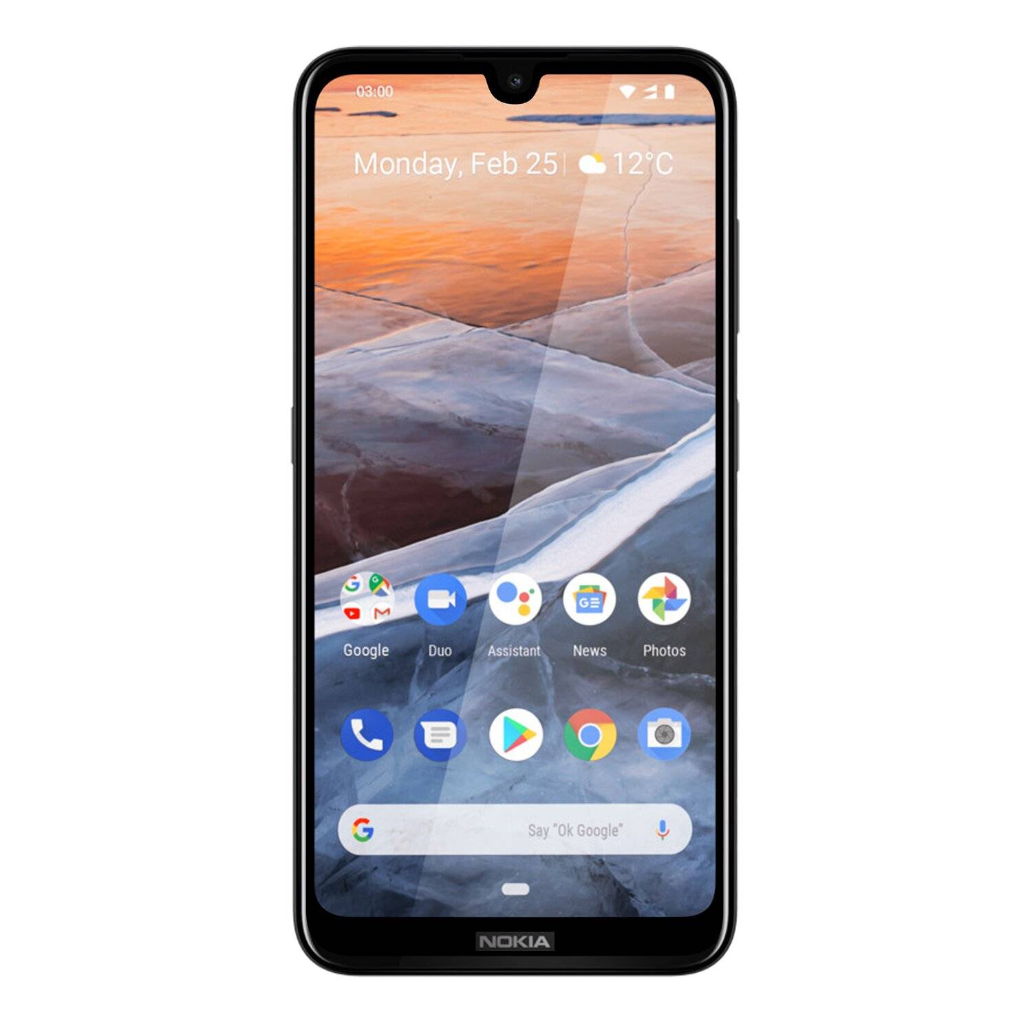 5D Schutz Glas für Nokia 3.2 Curved Schutz Folie Vollständig Klebend und Abdeckung