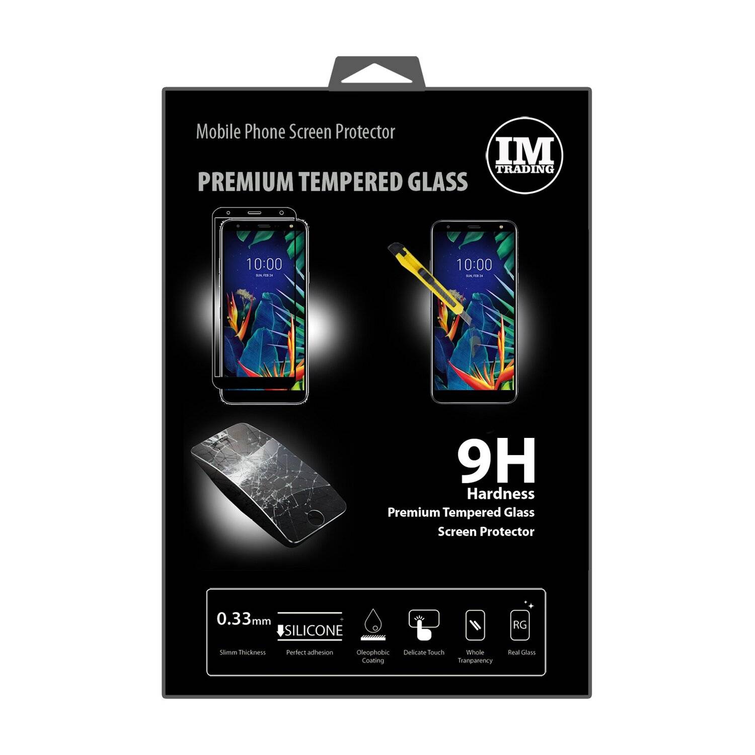 5D Schutz Glas für LG K40 Curved Schutz Folie Vollständig Klebend und Abdeckung