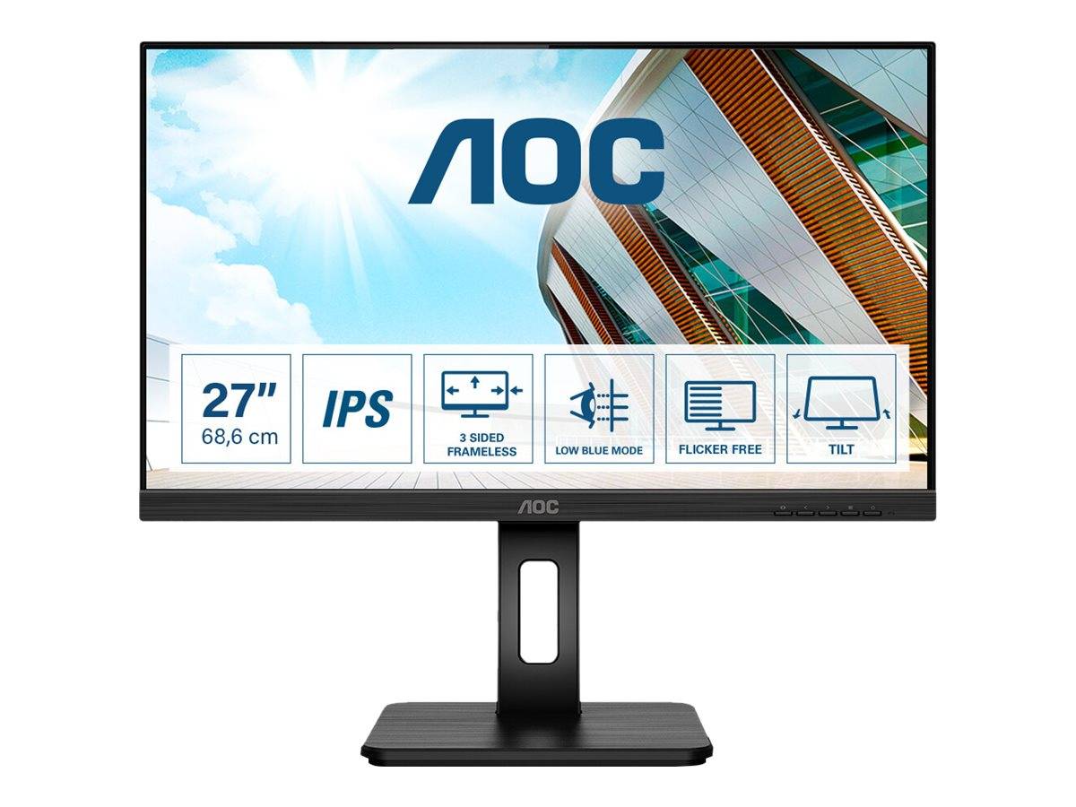 AOC 27P2Q - LED-Monitor - 68.6 cm (27"") - 1920 x 1080 Full HD (1080p)