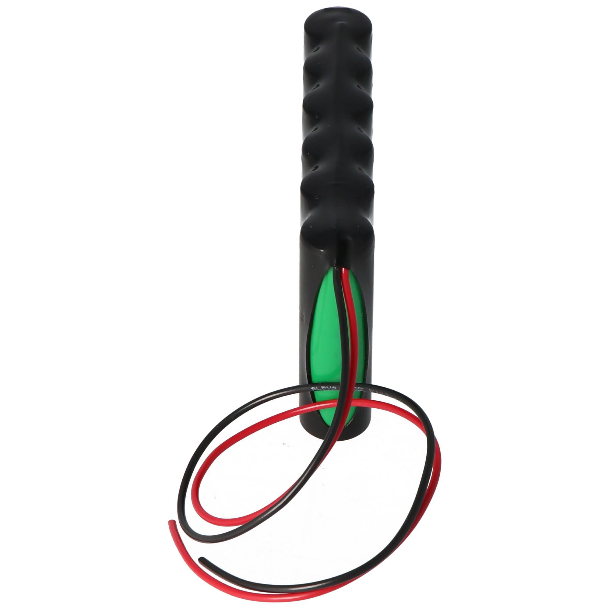 Ersatz-Akku ideal passend für Not- und Sicherheitsbeleuchtung, Notleuchten, Notstromleuchten, NiMH 7,2V 1,6Ah, AA Reihe