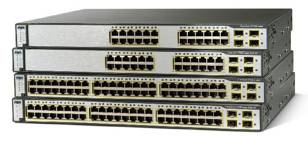 Cisco Catalyst 3750G-24T-S - Switch - L3 - managed