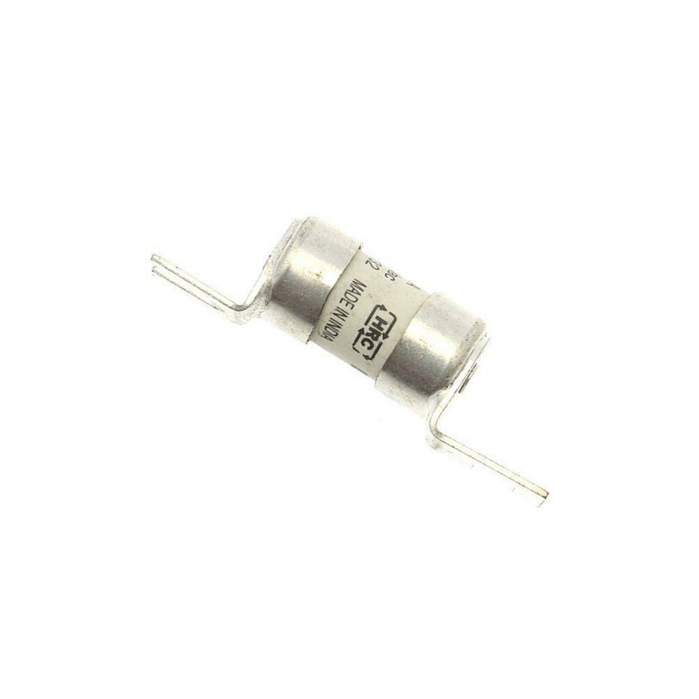 Eine zylindrische elektronische Sicherung mit zwei Metallkontakten, beschriftet mit '100A 250V', entwickelt zum Schutz von elektrischen Stromkreisen.