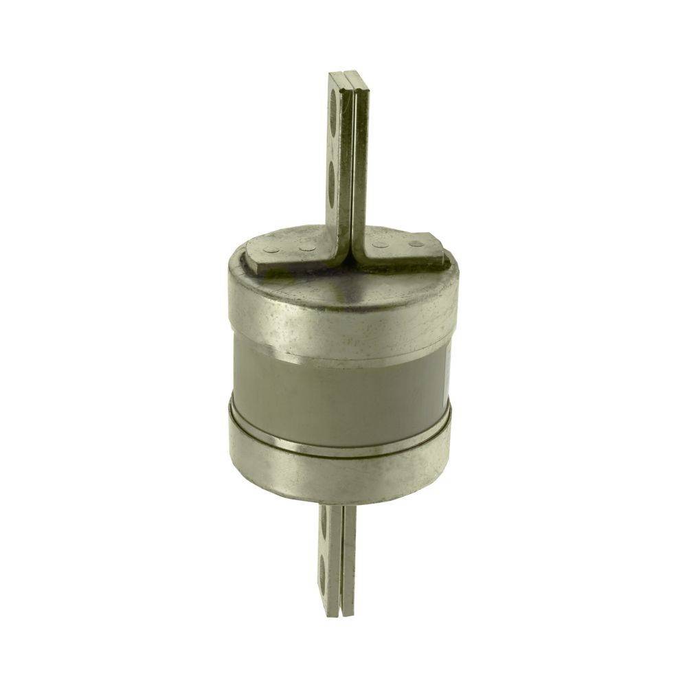 Eine zylindrische, silberne elektrische Komponente mit zwei Metallanschlüssen, die von jedem Ende abstehen, möglicherweise eine Diode oder ein ähnliches Bauelement.