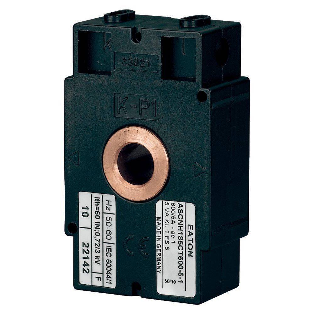 Eine schwarze elektrische Schalterkomponente mit einem kupferfarbenen kreisförmigen Zentralelement, mit der Bezeichnung 'K-P1' und sichtbaren Herstellerdetails.