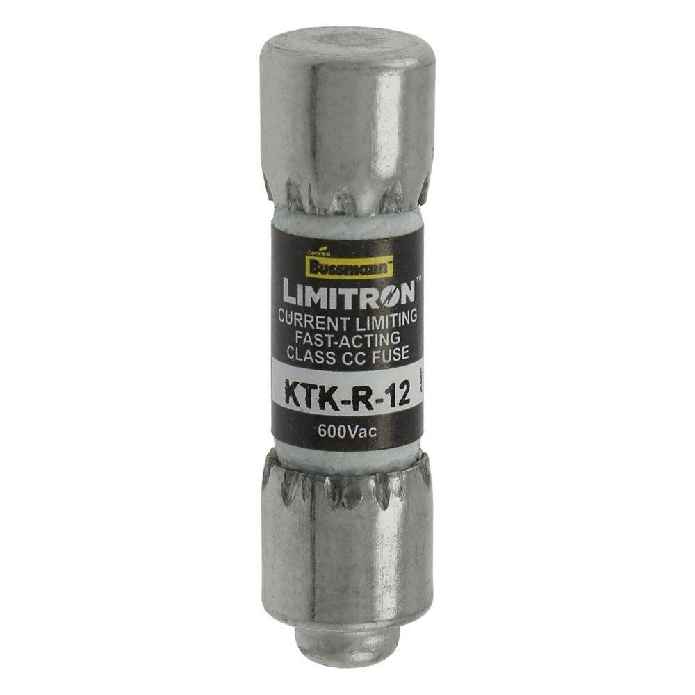 Bussmann Limitron KTK-R-12 strombegrenzende, schnell ansprechende Klasse-CC-Sicherung, 600 V AC.