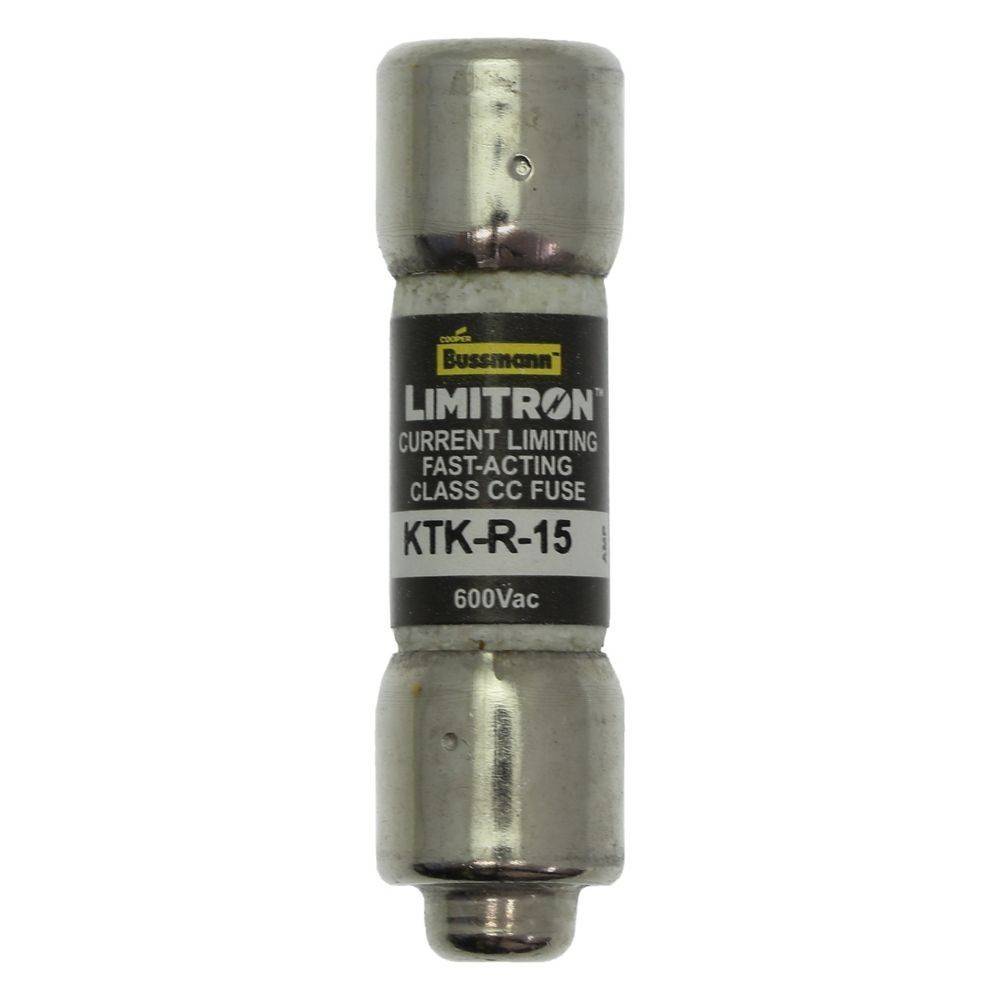 Bussmann Limitron Stromsicherung mit Strombegrenzung, schnellschmelzend, Klasse CC, KTK-R-15, 600V AC.