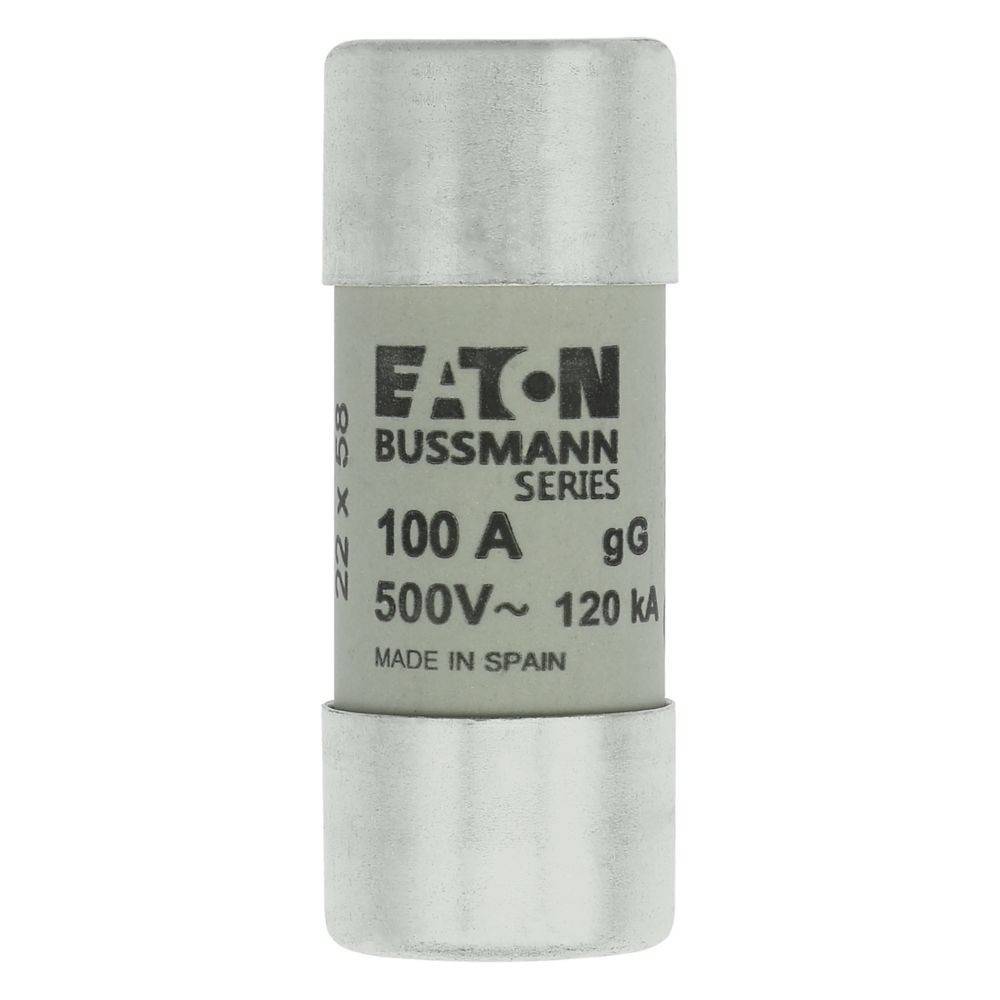 Eaton Bussmann Sicherung, 100A, 500V, 120kA, mit Aufschrift 
