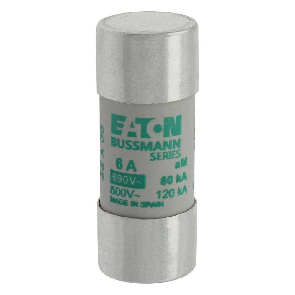 Eaton Bussmann Sicherung, 6A, 690V, 500V~, 80kA, 120kA, Made in Spain