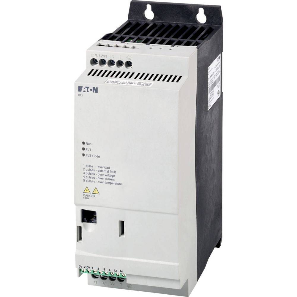 Eaton GB1 Motorstarter mit Diagnoseanzeigelampen und Steuerschaltern, verwendet zum Schutz und zur Steuerung von Elektromotoren.