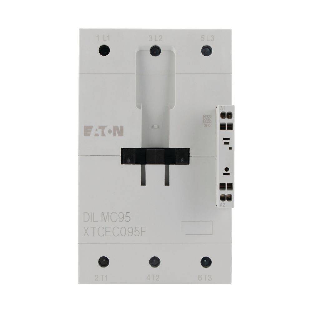 EATON DIL MC95' Schütz mit beschrifteten Anschlusspunkten, sichtbarer Markierung und kompaktem, rechteckigem Design.
