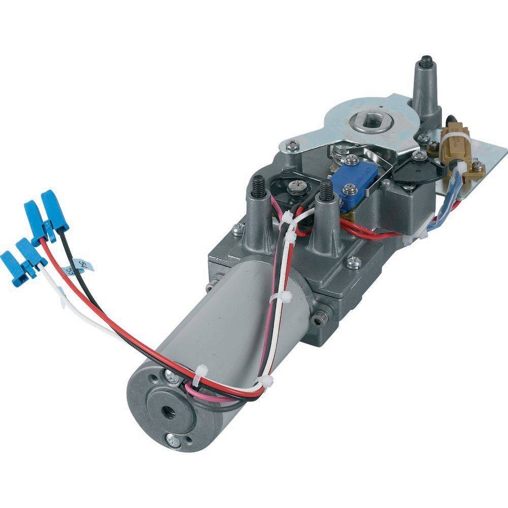 Eine hydraulische Leistungseinheit mit freiliegenden Kabeln und Komponenten, die ein metallisches Gehäuse und verschiedene Anschlüsse für industrielle Maschinennutzung präsentiert.