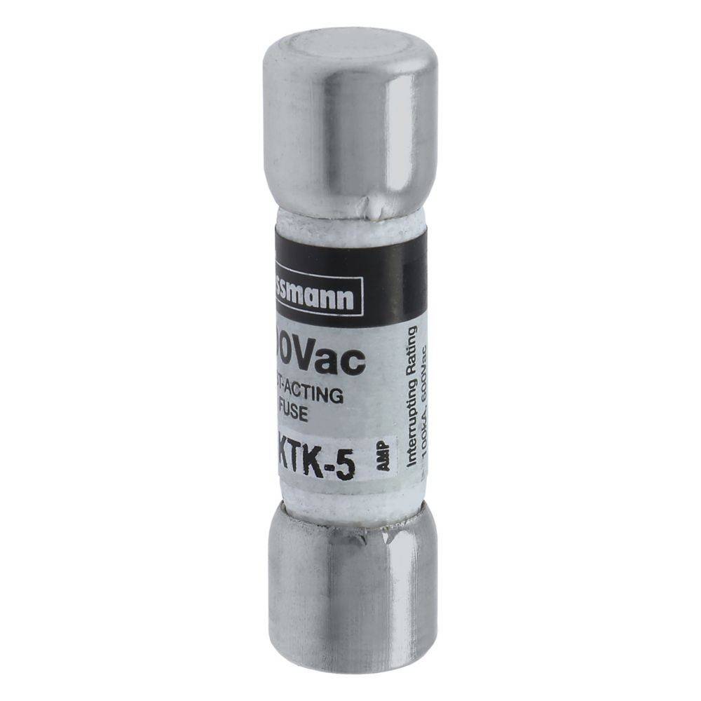 Eine Bussmann-Sicherung, die auf dem Etikett mit 