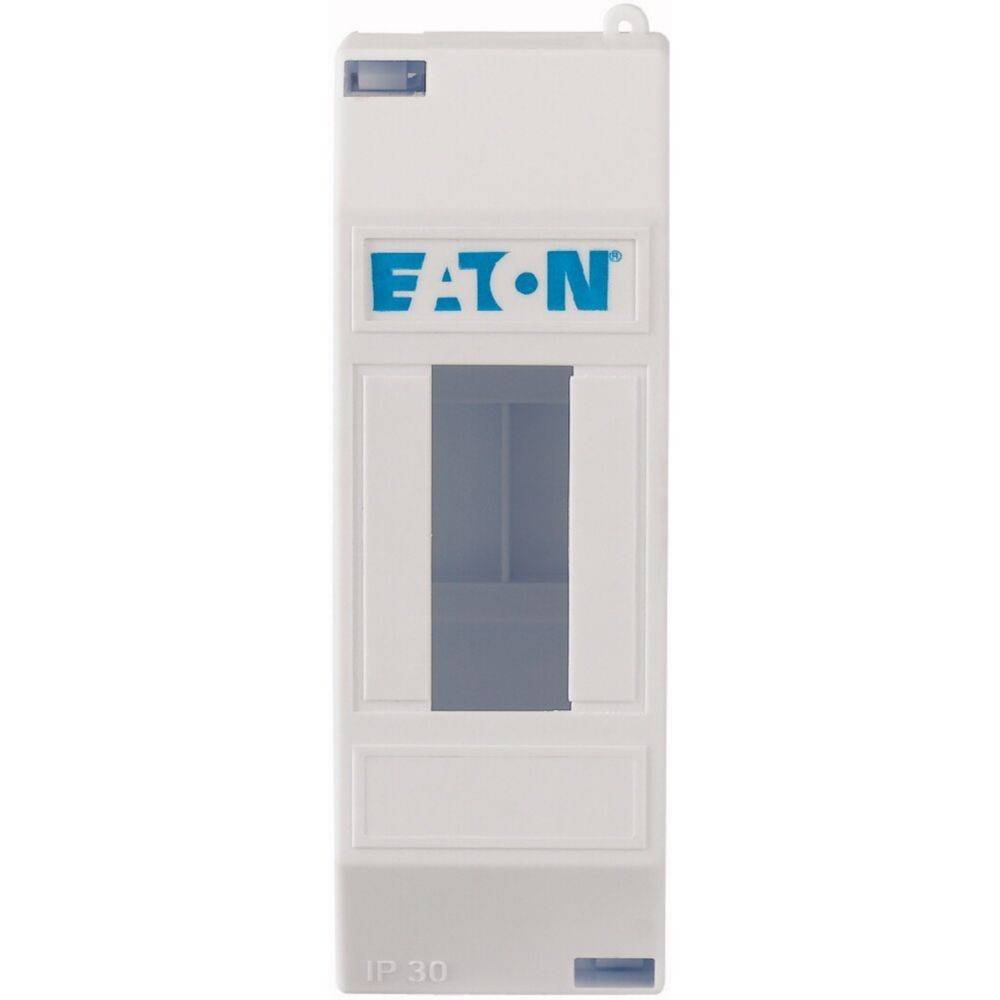 Ein weißer Eaton-Leistungsschalter mit 