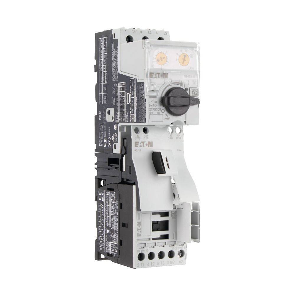 Eaton Motorschutzschalter mit einstellbaren Parametern, entwickelt zum Schutz von Elektromotoren in industriellen Anwendungen.