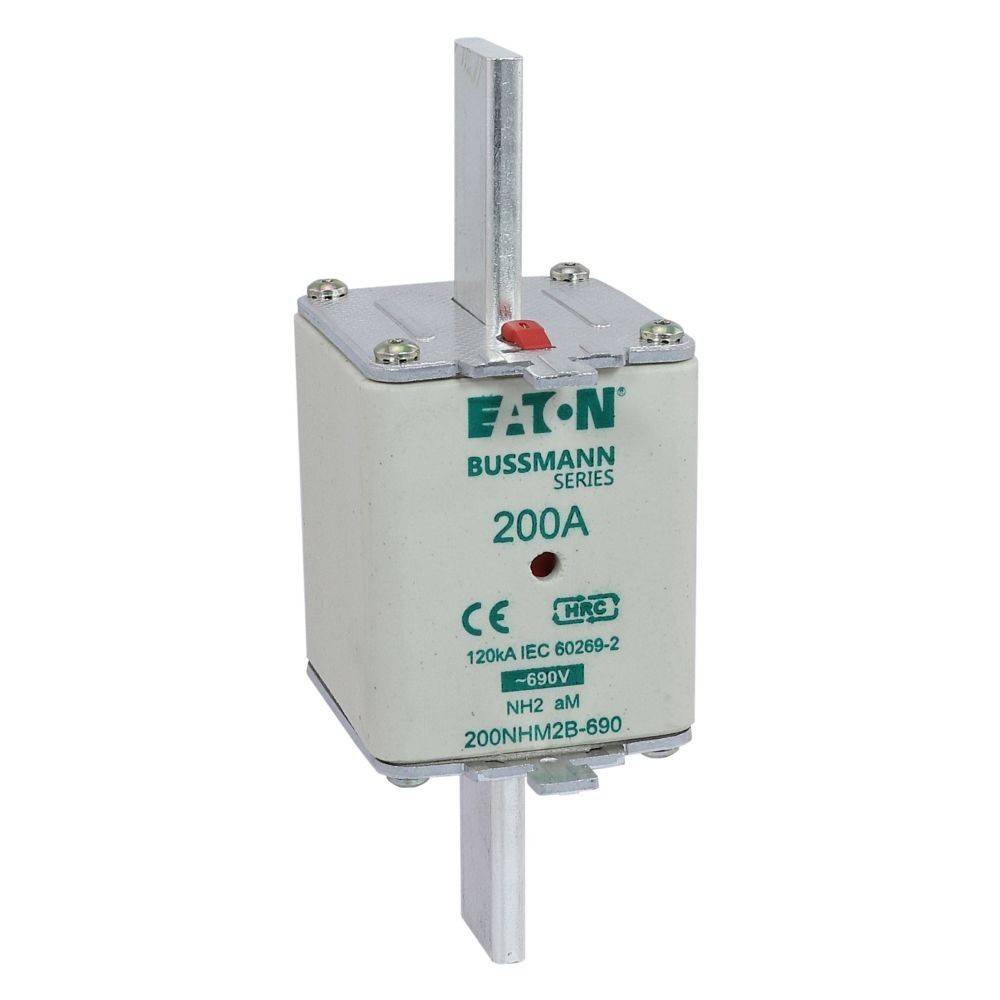 EATON Bussmann Serie 200A Sicherung, Größe NH2, 690V, für elektrische Sicherheitsanwendungen.