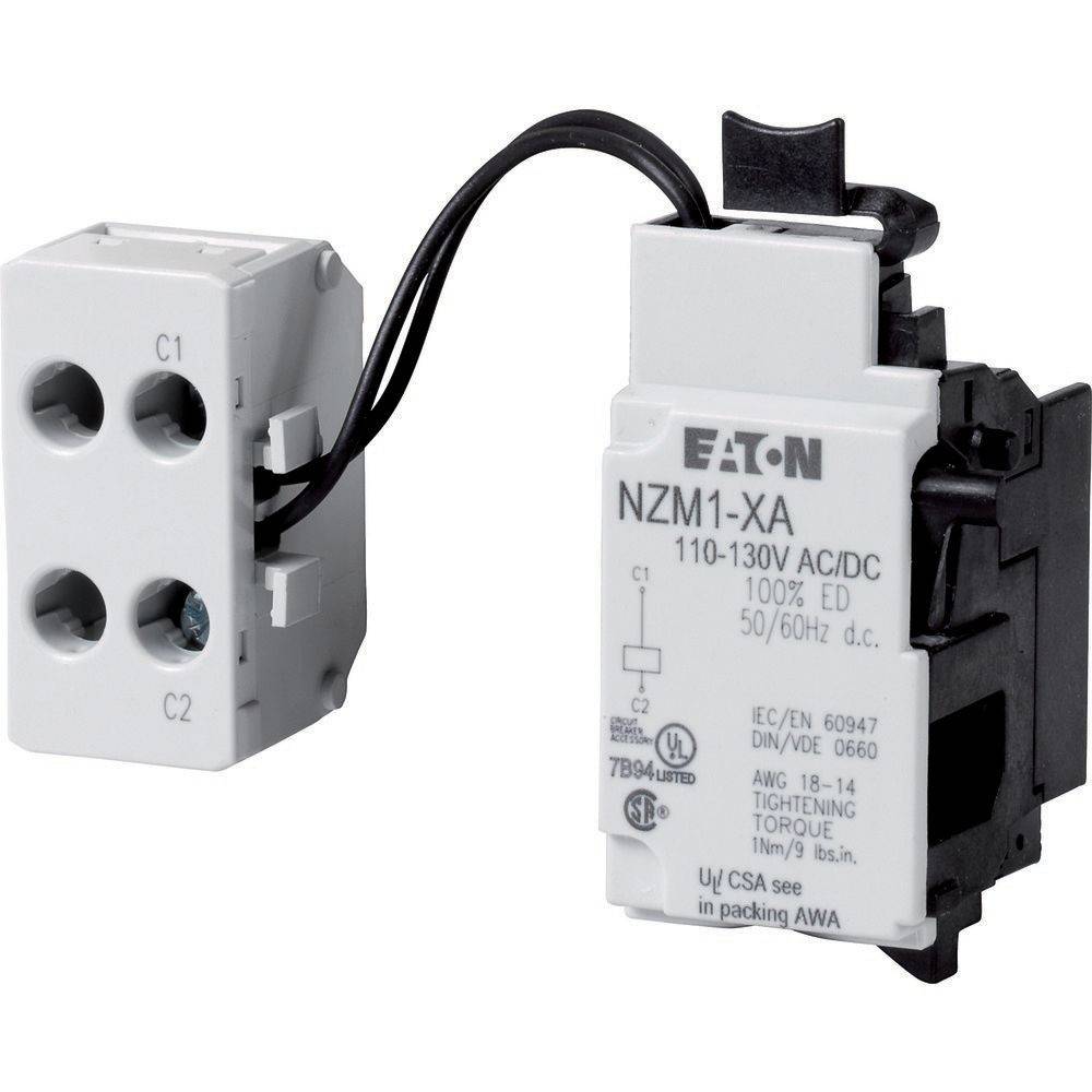 Eaton NZM1-XA Hilfsschalter, 110-130V AC/DC, 50/60Hz, für Schutz- und Überwachungszwecke.
