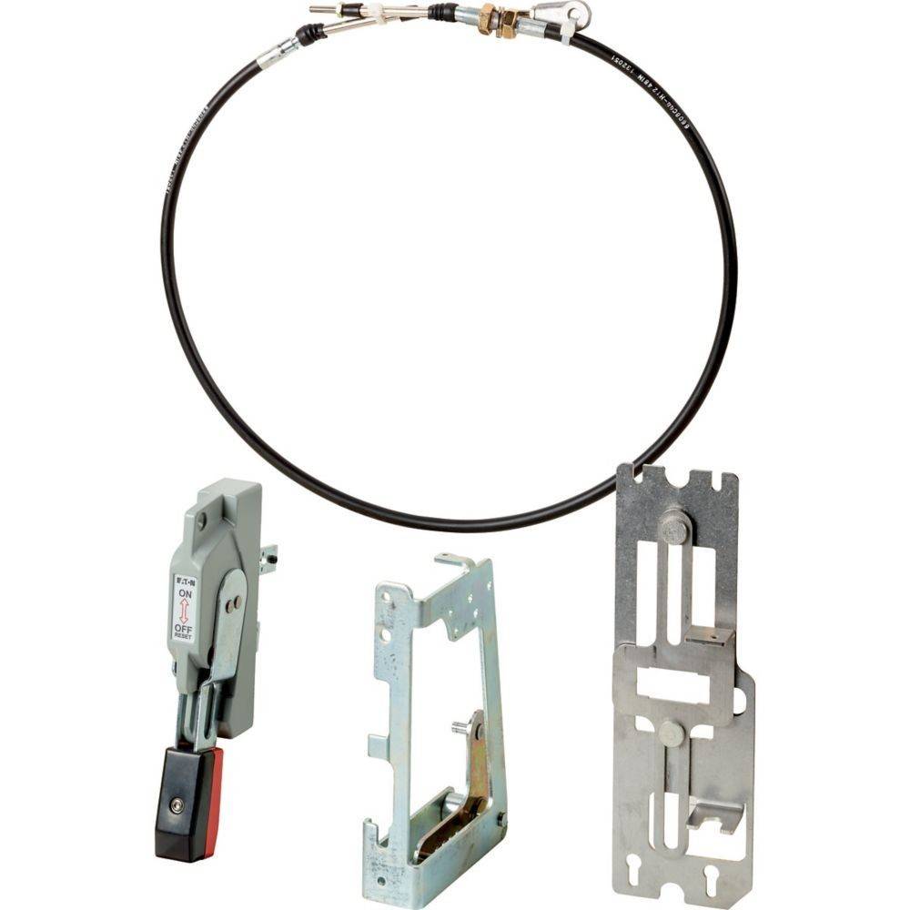 Bremsseilsatz mit Metallhalterungen und Hebel.