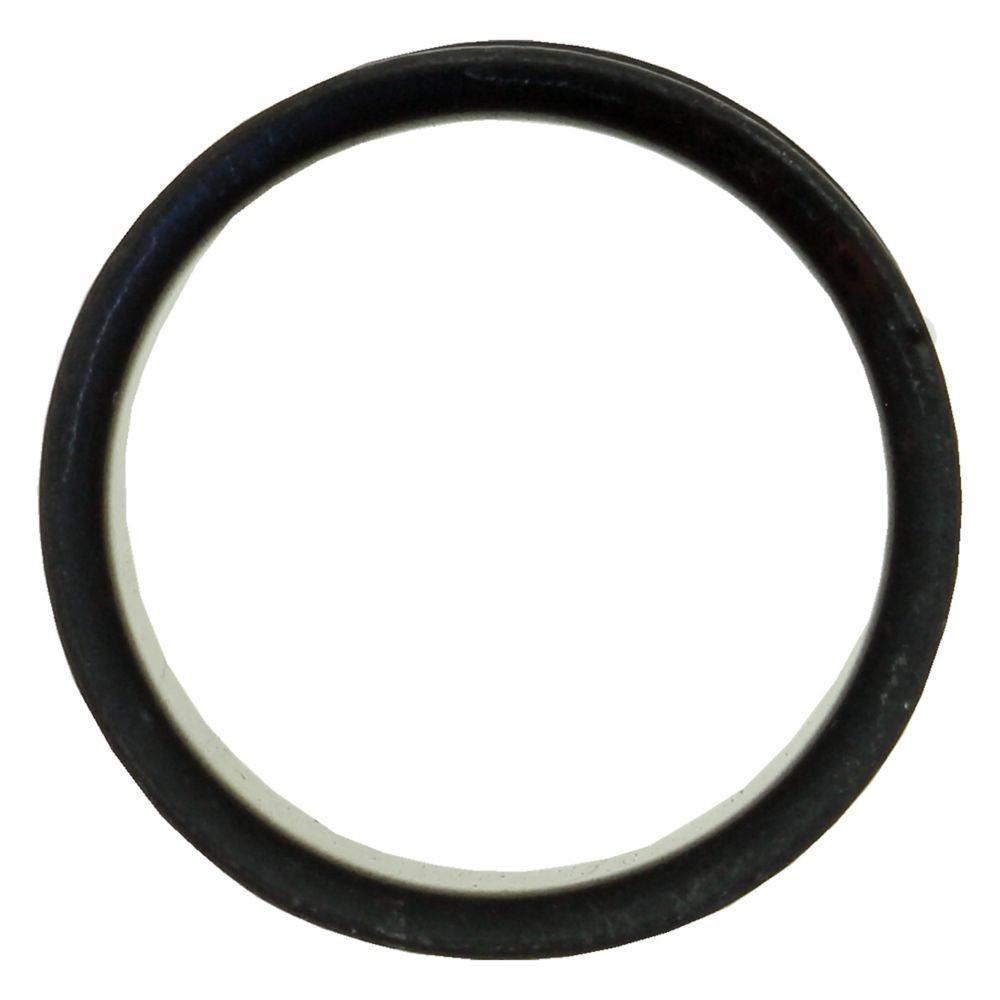 Ein schwarzer Gummiring mit glatter Oberfläche, verwendet als mechanische Dichtung oder Dichtungsring.