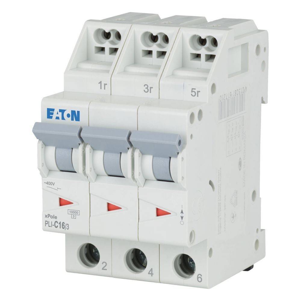 Eaton Leitungsschutzschalter PLI-C16/3