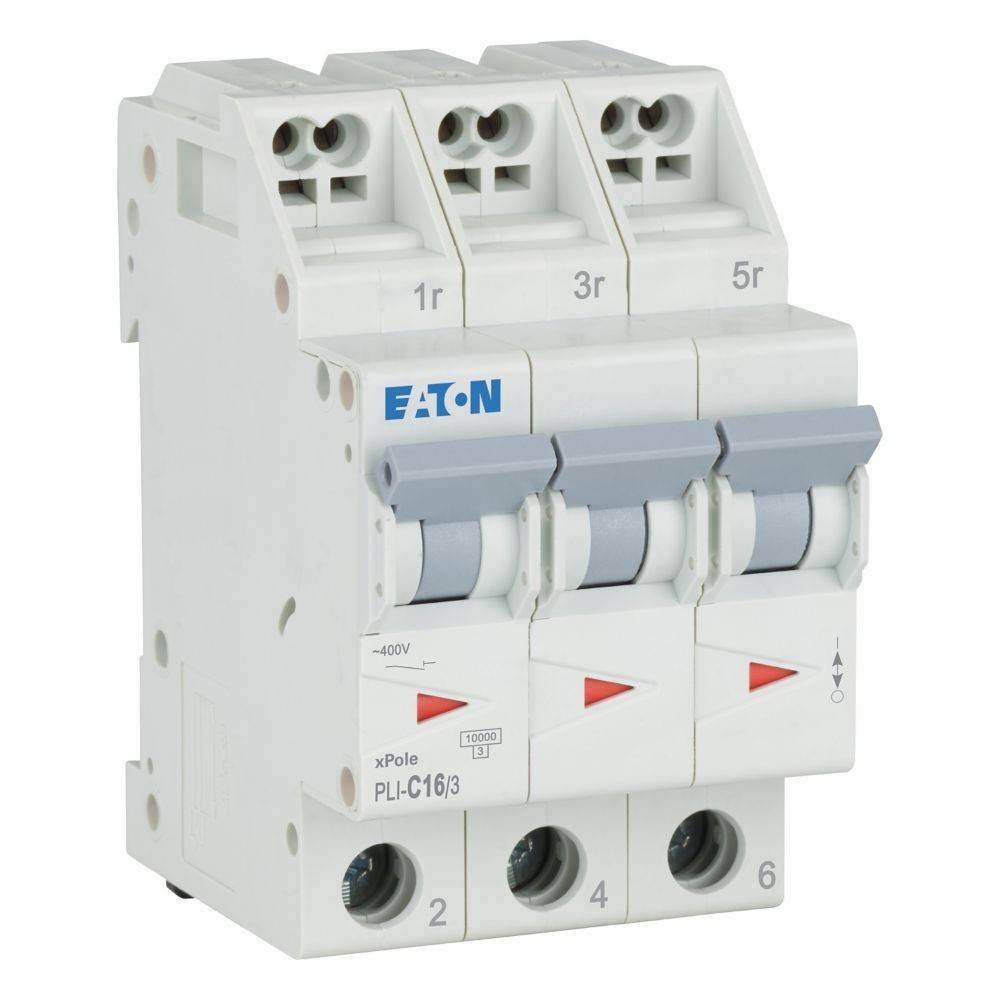 Eaton Leitungsschutzschalter PLI-C16/3