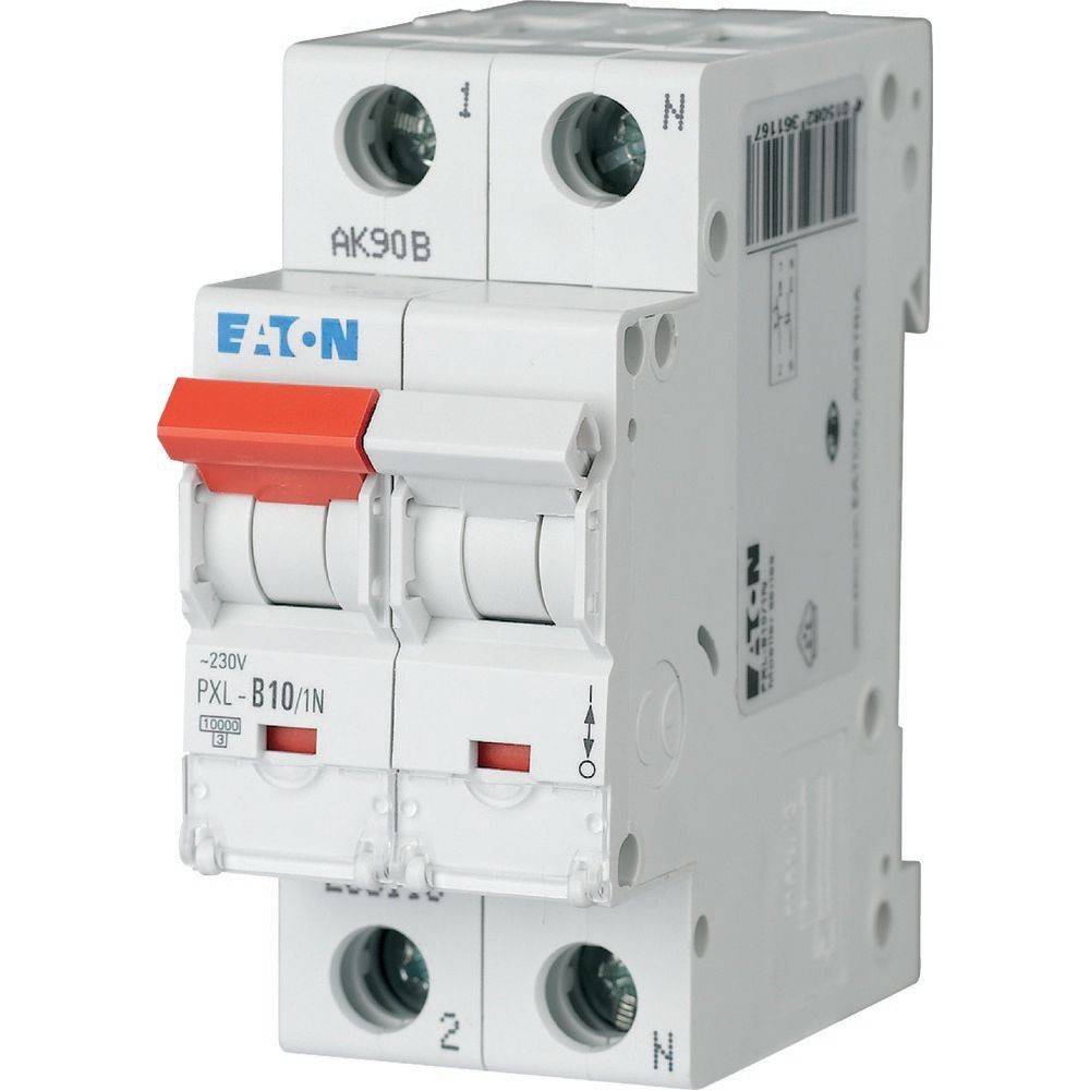 Eaton LS-Schalter m.Beschrift. PXL-D10/1N