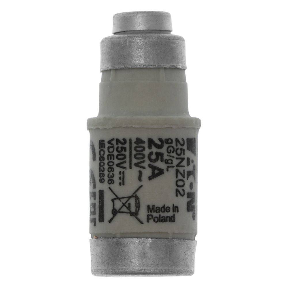 Eine 25-Ampere-400V-Sicherung mit der Beschriftung 