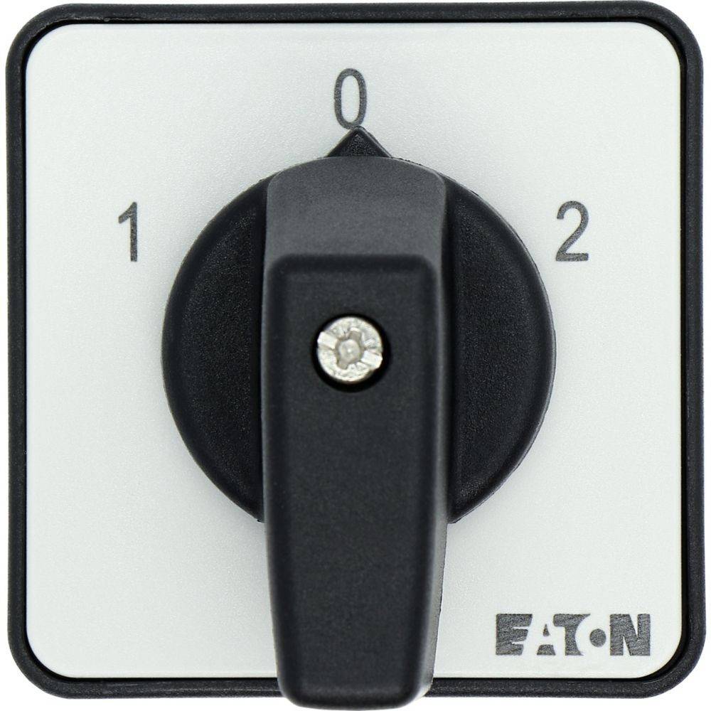 Ein Schalter mit drei Positionen, beschriftet mit '1', '0' und '2', wobei der Wahlschalter derzeit auf '0' eingestellt ist.
