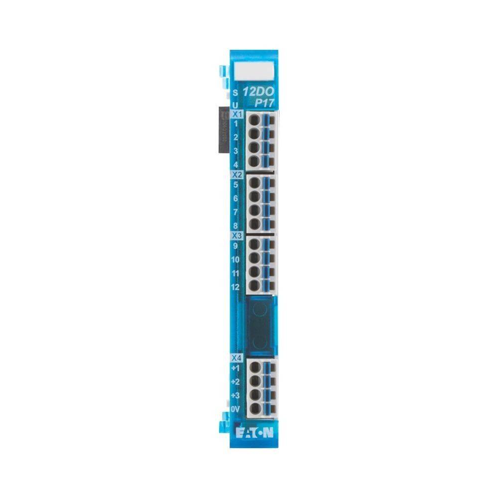 Ein blaues elektronisches Modul mit der Aufschrift 