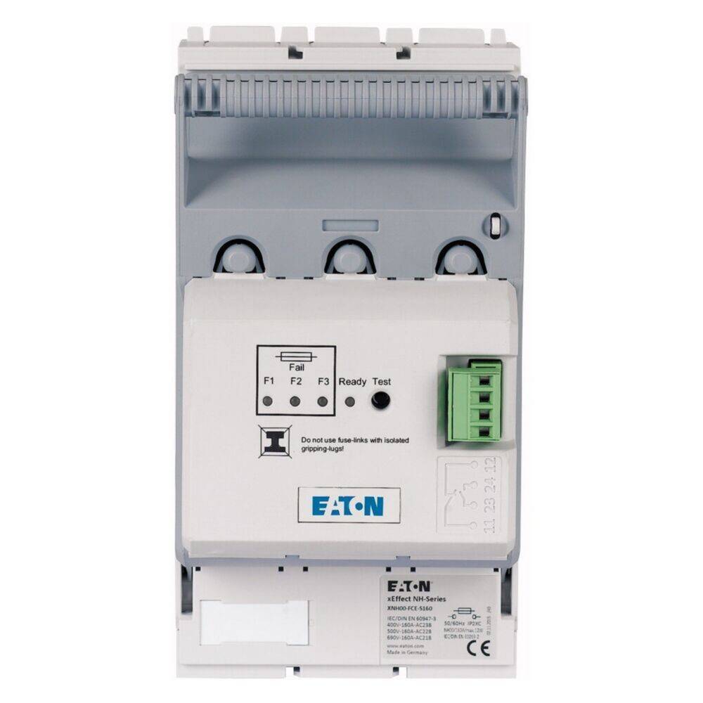 Eaton Motorstarter mit drei Tasten, beschriftet mit F1, F2, F3, 