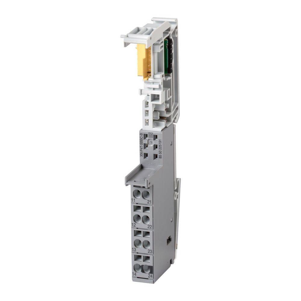 Ein elektronischer Anschlussblock mit mehreren Verbindungspunkten, der zur Verkabelung und Schaltkreisverbindung in elektrischen Schaltschränken verwendet wird.