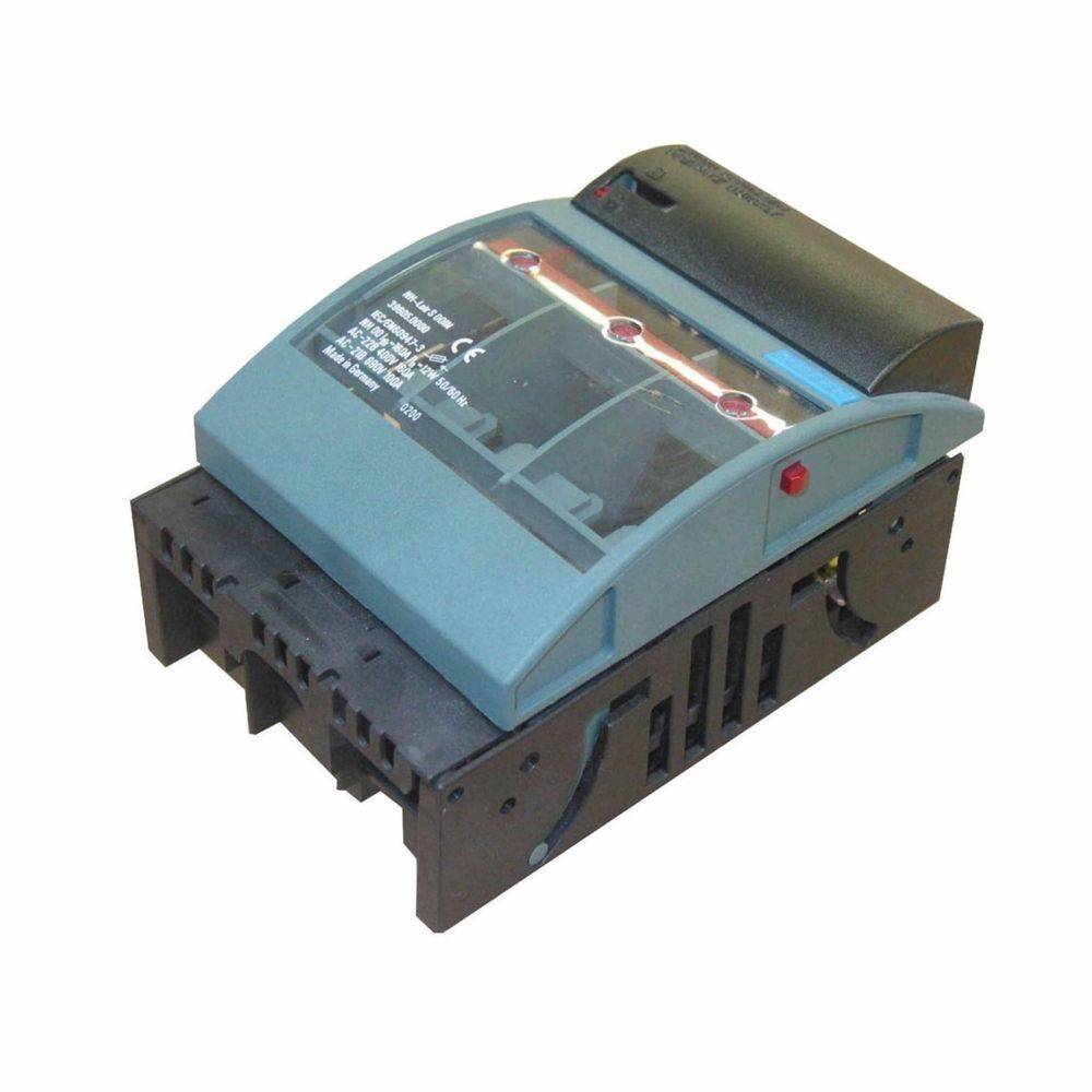 Kompakter Thermodrucker mit einer Papierrolle, in einem Design aus Hellgrau und Schwarz. Geeignet für POS-Systeme und mit Produkttext beschriftet.