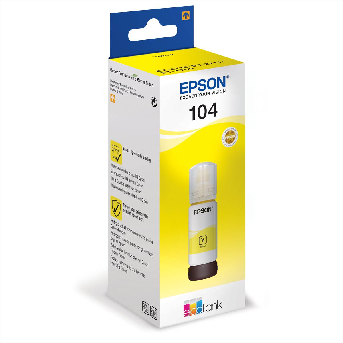 Epson EcoTank 104 - 65 ml - Gelb - original - Tintenbehälter