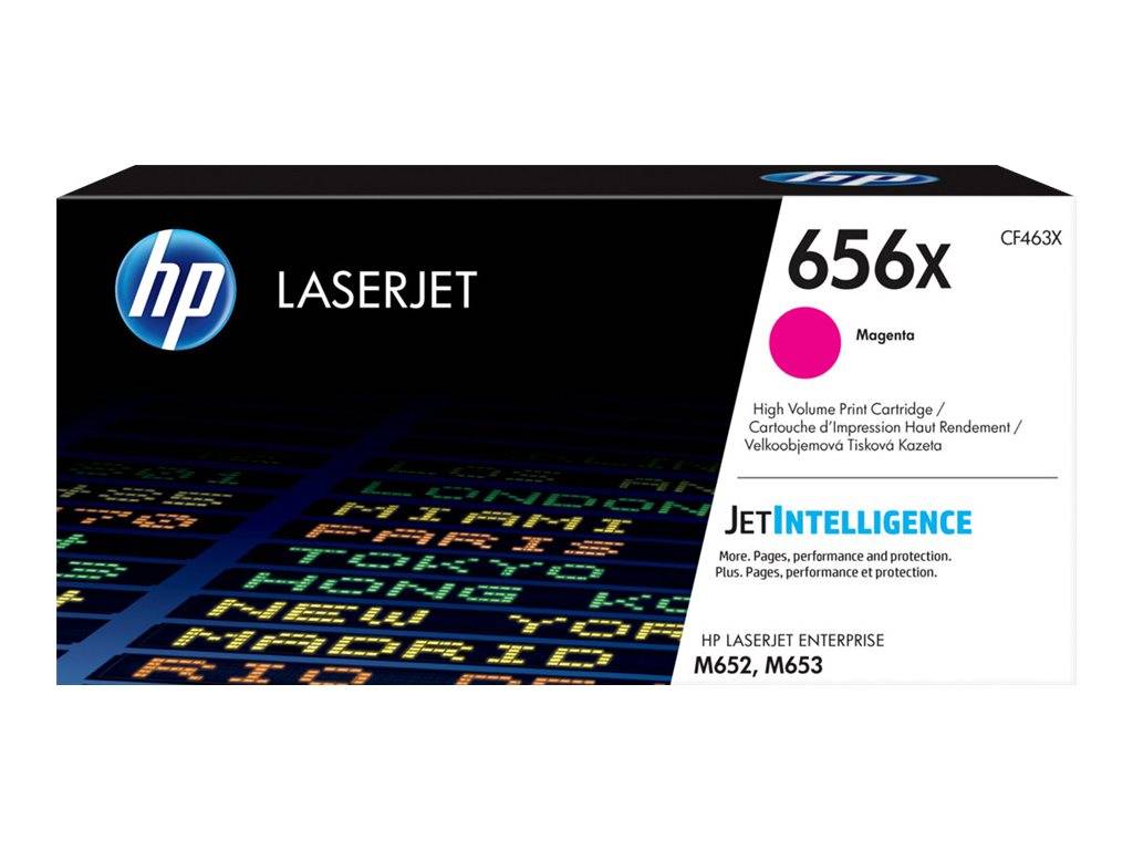 HP 656X - Hohe Ergiebigkeit - Magenta - Original - LaserJet - Tonerpatrone (CF463X)