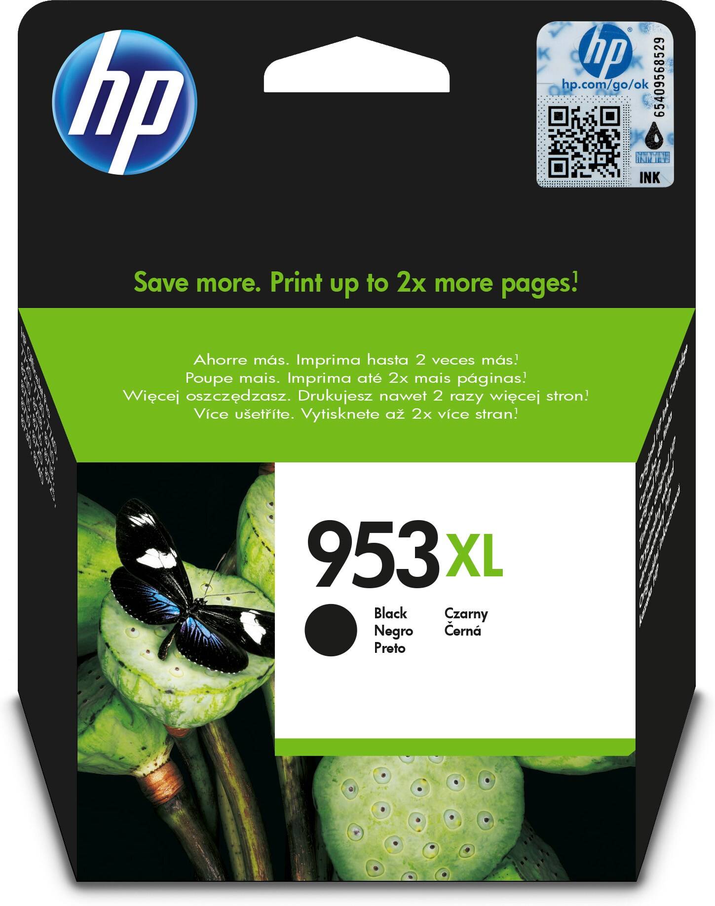 HP 953XL - 42.5 ml - Hohe Ergiebigkeit - Schwarz