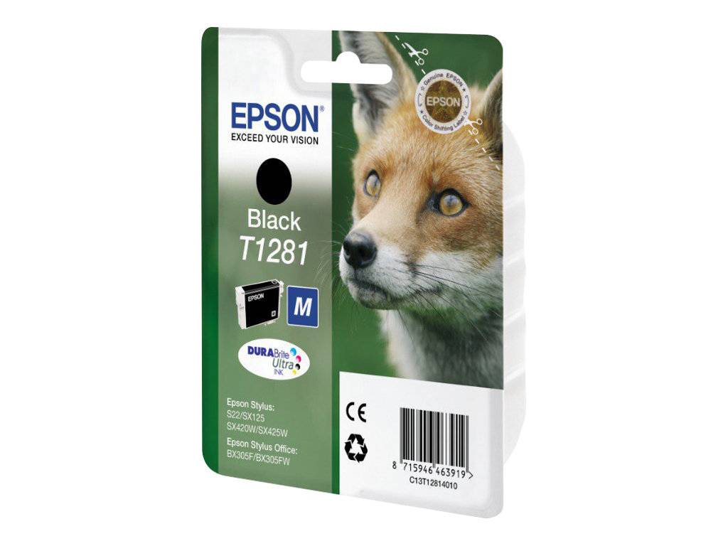 Epson T1281 - 5.9 ml - Schwarz - original - Blisterverpackung