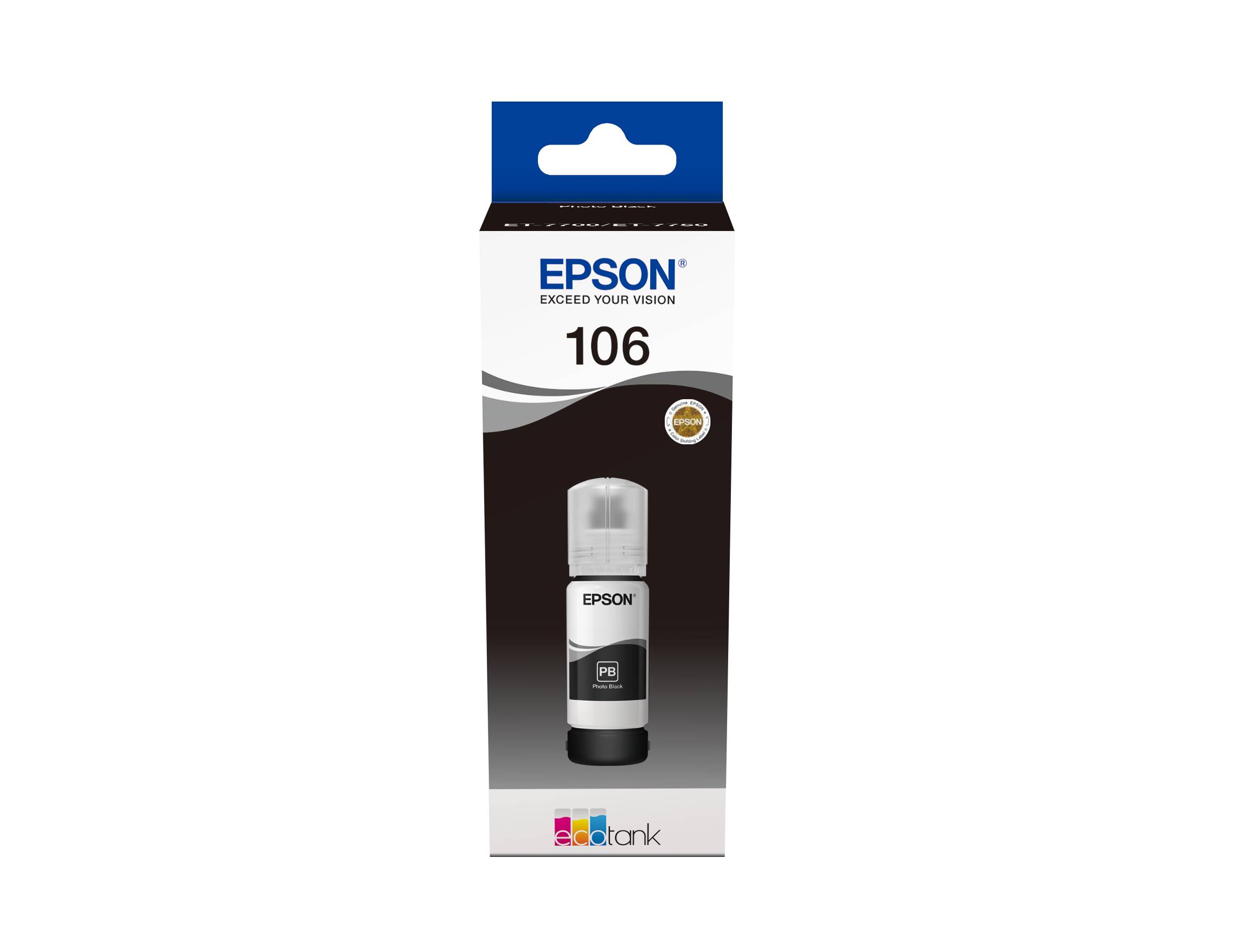 Epson 106 - 70 ml - Photo schwarz - Original