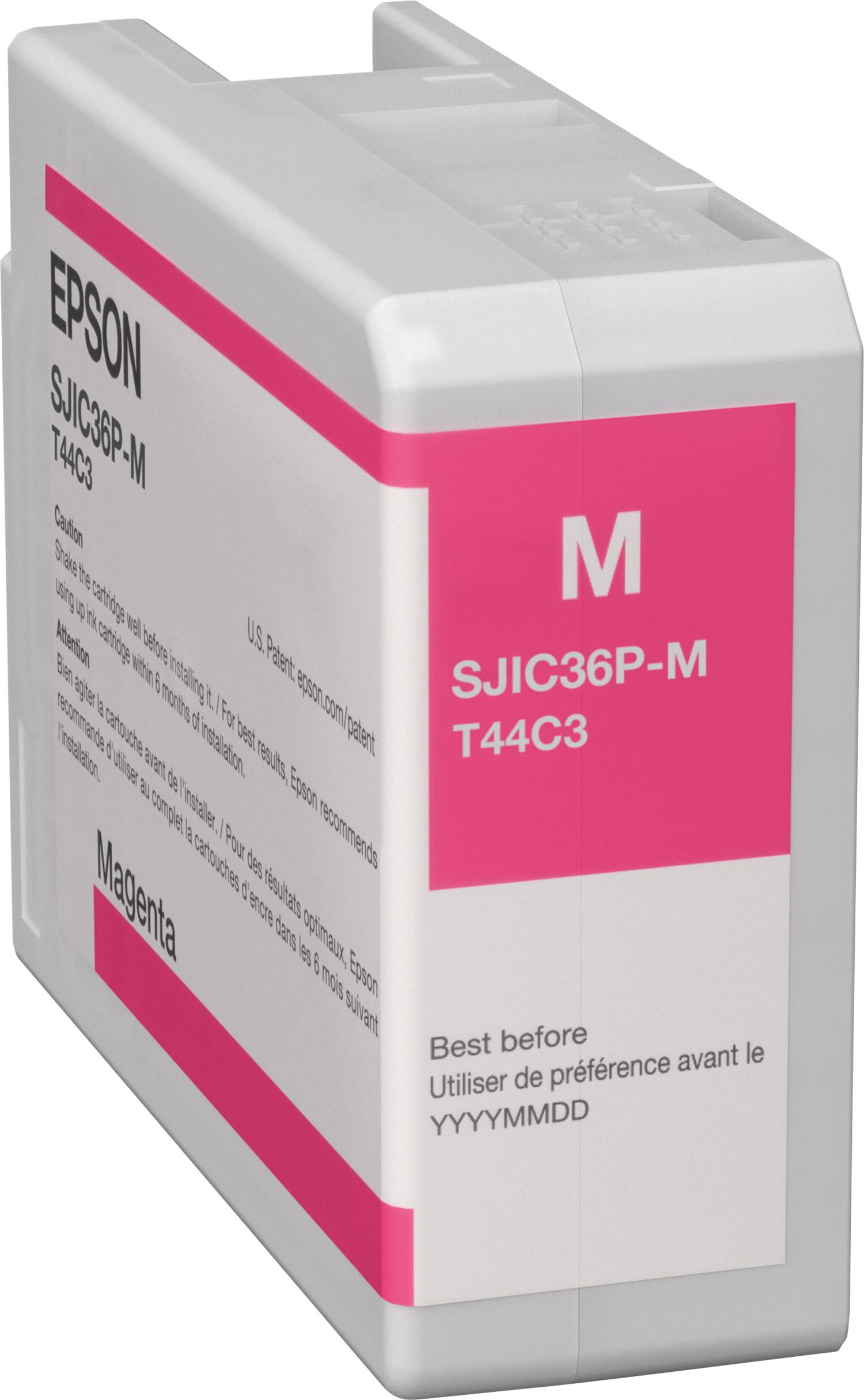 Epson Magenta-Tintenpatrone mit der Bezeichnung „M