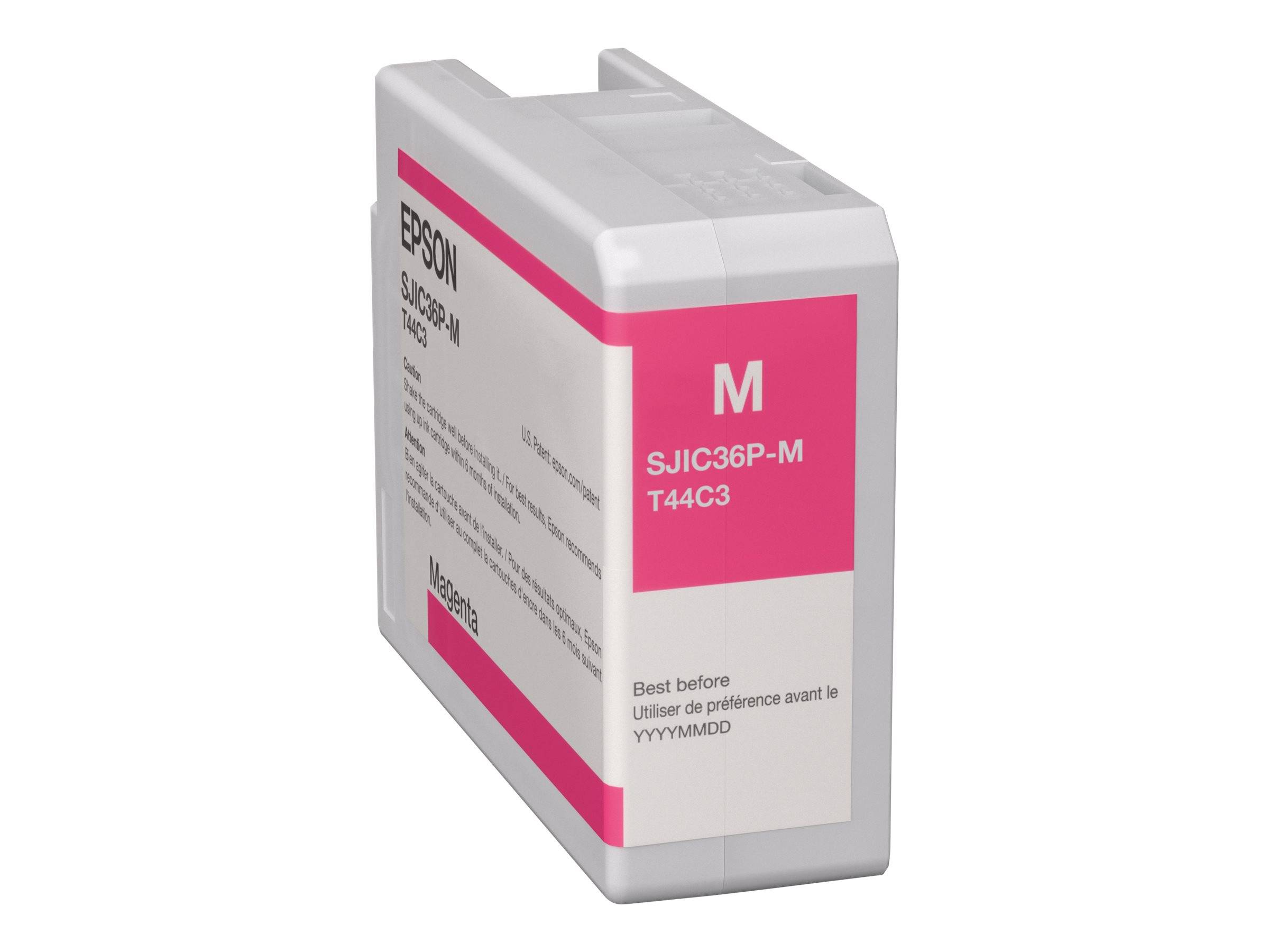 Epson Magenta-Tintenpatrone mit der Bezeichnung „M
