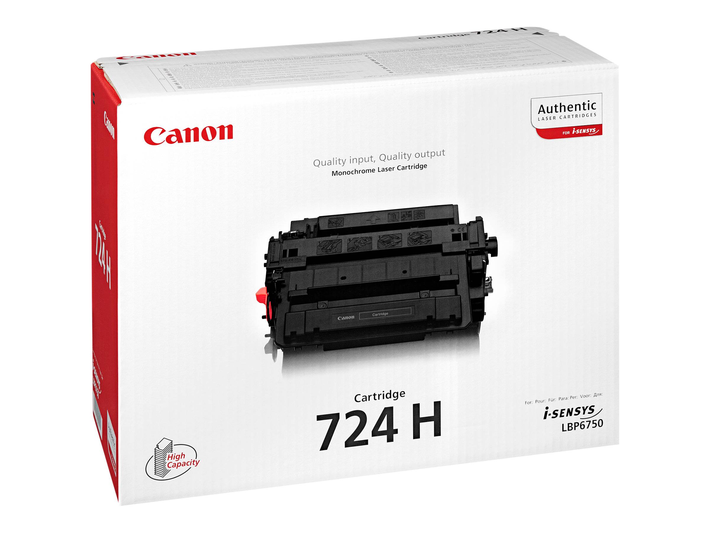 Canon CRG-724H - Schwarz - Original - Tonerpatrone