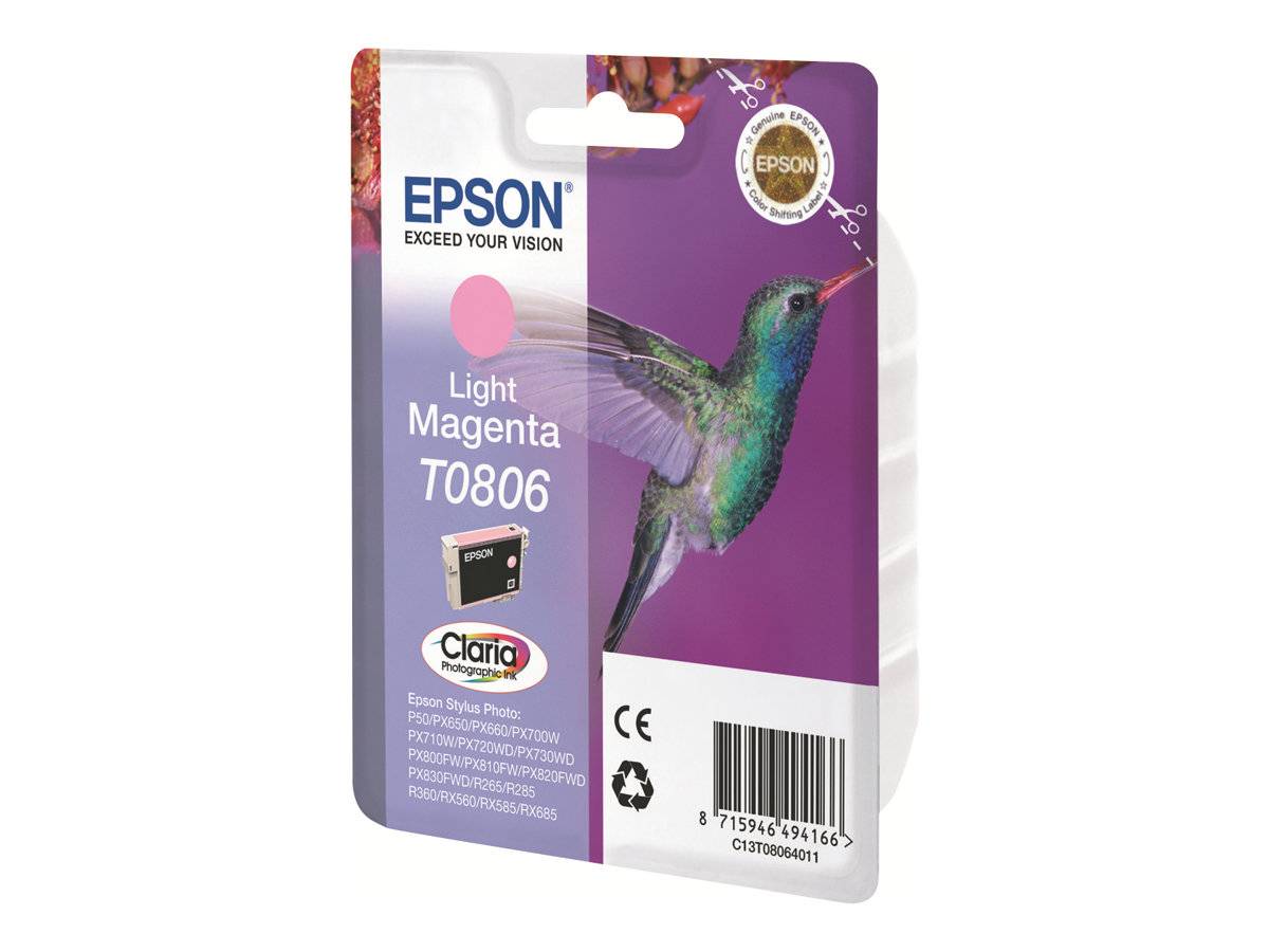 Epson T0806 - 7.4 ml - hellmagentafarben - Original