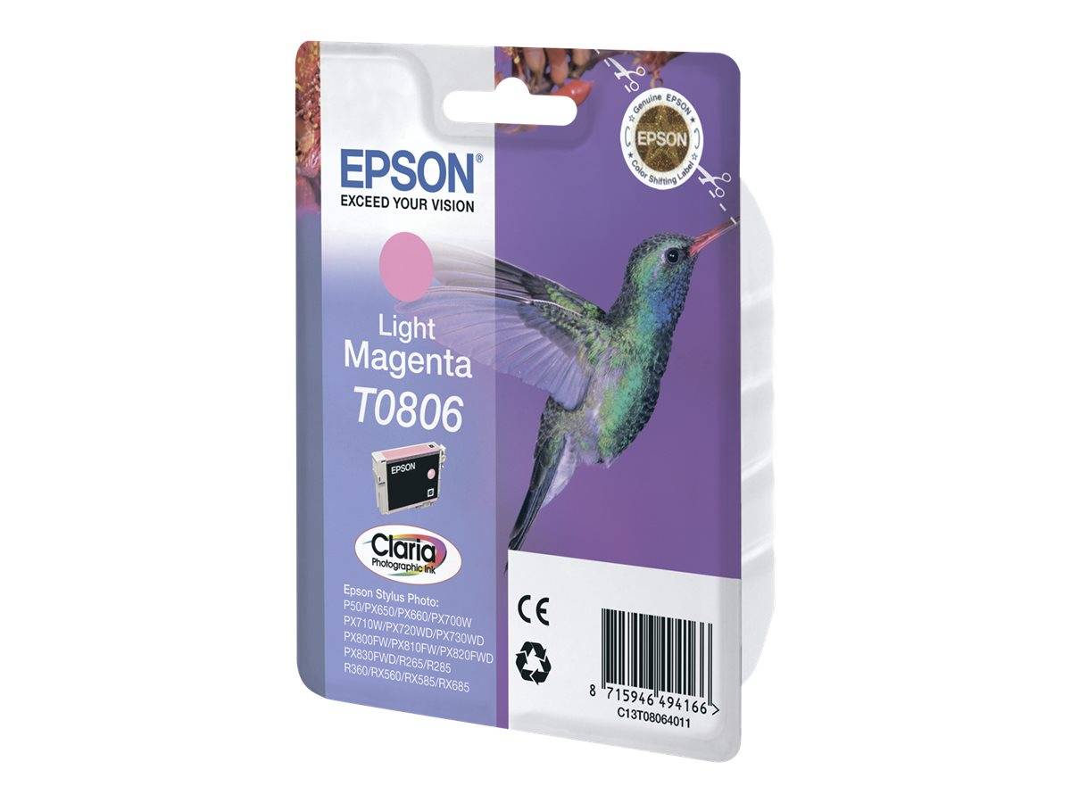 Epson T0806 - 7.4 ml - hellmagentafarben - Original