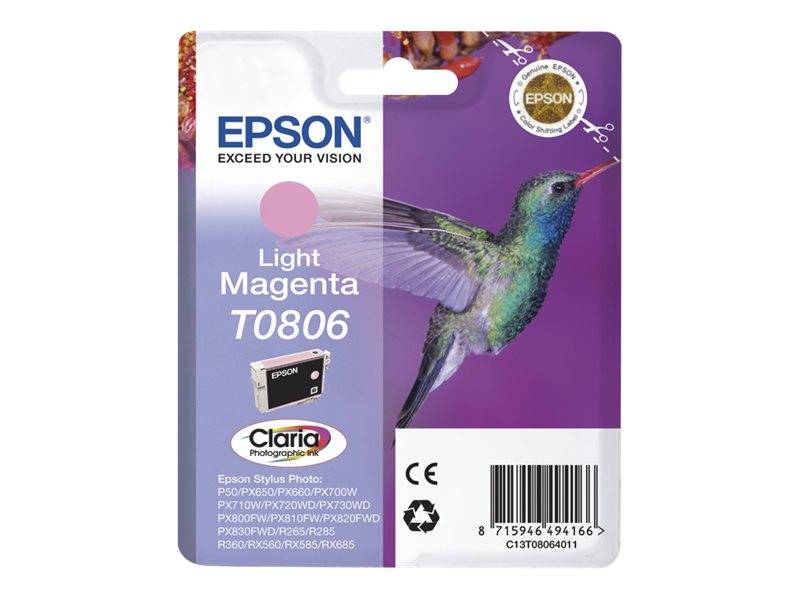 Epson T0806 - 7.4 ml - hellmagentafarben - Original