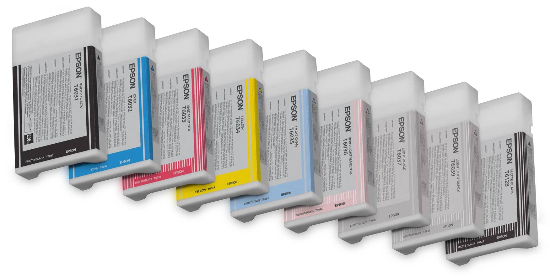 Epson T6039 - 220 ml - Light Light Black - Original - Tintenpatrone - für Stylus