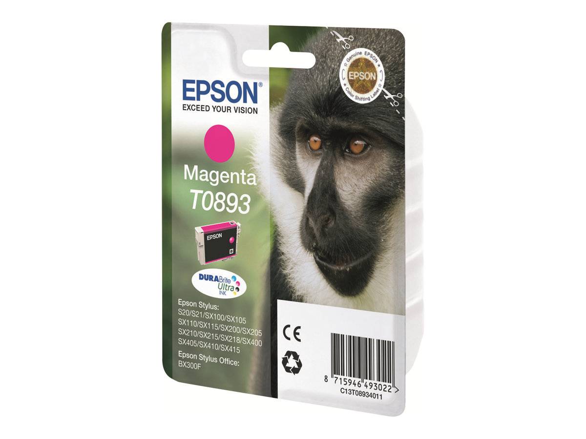 Epson T0893 - 3.5 ml - Magenta - Original - Blisterverpackung
